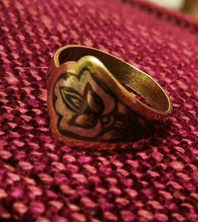 Кольцо серебро 925