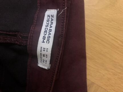 Джинсы zara 38