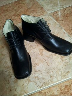 Ботинки высокие натуральная кожа 37раз