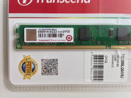 Память Transcend DDR2 1Gb 800MHz