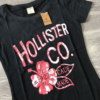 Hollister Футболка женская чёрная, Новая