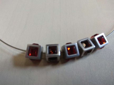 Swarovski колье и серьги