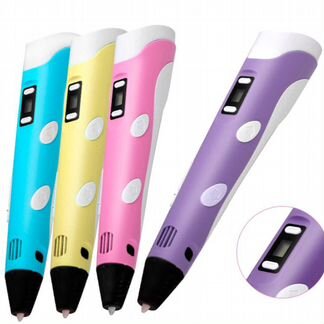 Надёжная 3D ручка с адаптером и пластиком