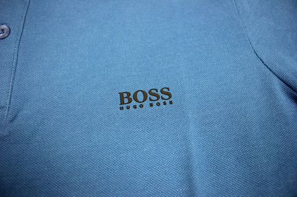 Hugo Boss поло рубашка синяя мужская Все размеры