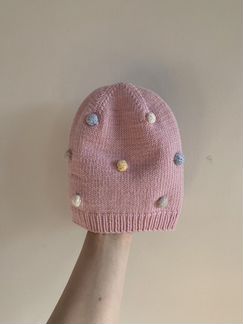 Комплект шапочка, снуд 12/18м handmade