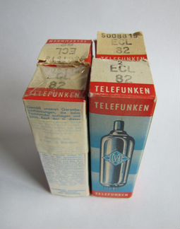 Радиолампы Telefunken ECL 82; 6Ф3П