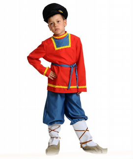 Костюм карнавалoff Иванушка, в лаптях, M, 7-9 лет (20-00373-M 7-9)