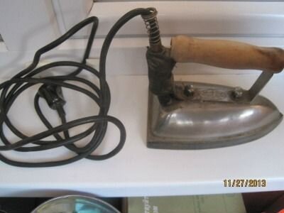 Тяжелый электрический ретро утюг+ 2,5 метра кабель