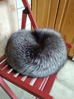 Шапка зимняя чернобурка р. 56