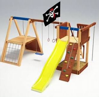 Детская деревянная площадка Савушка 4 сезона - 1