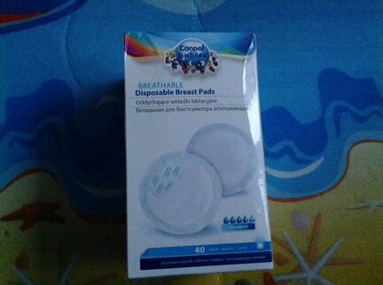 Новая упаковка прокладок в бюстгалтер Canpol