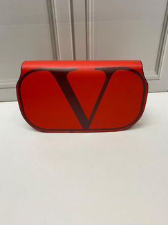 Новая женская сумка клатч Valentino красная