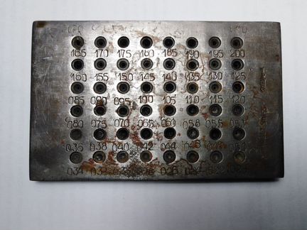 Доска фильерная волочильная