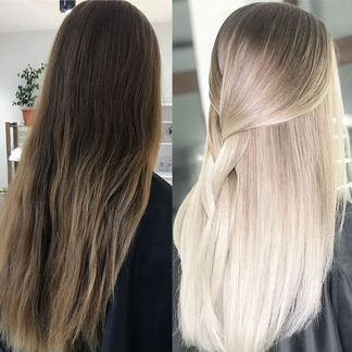 Окрашивание стрижки холодное восстановление