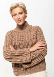 Джемпер крупной вязки