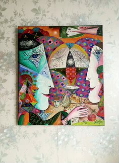 Картина маслом на холсте 