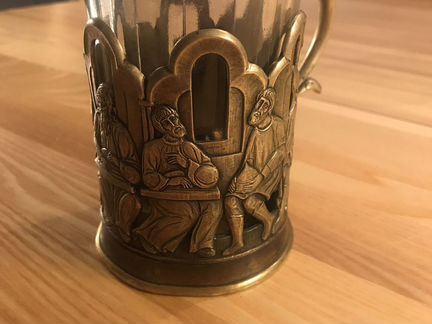 Подстаканник Ю. Киреев, Кавида, Латунь