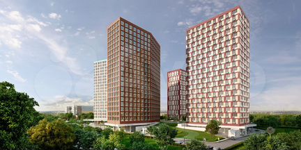 2-к апартаменты, 65.4 м², 19/21 эт.