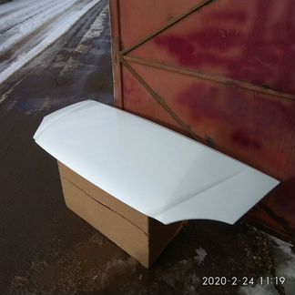 Капот Газель, Соболь белый пластиковый