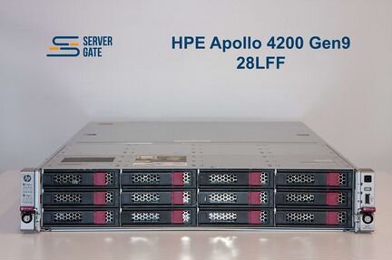 Сервер HP Apollo 4200 G9 28LFF 2x E5-2650v3 512 GB