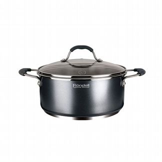 Кастрюля с крышкой Rondell Stern 24 см (4,7 л) RDS-019