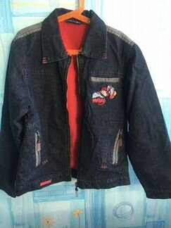 Джинсовая Куртка на меху 10-12 лет