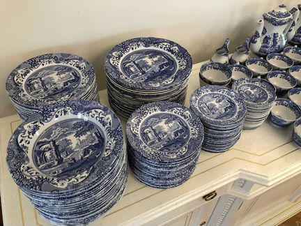 Столовая посуда коллекции Blue Italian. Spode. Eng