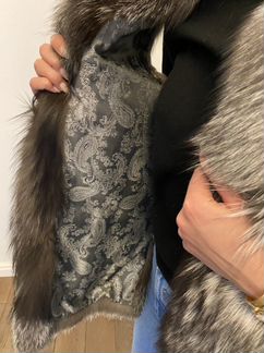 Жилет меховой песец