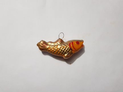 Ёлочная игрушка Золотая рыбка