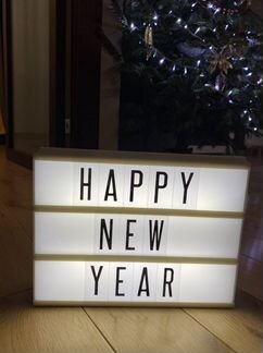 Светящаяся доска с набором букв