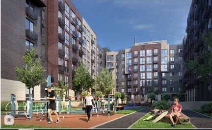 1-к квартира, 37.6 м², 6/7 эт.