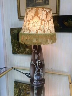 Италия старая ручной работы настольная лампа винта