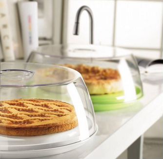 Блюдо с крышкой Guzzini Forme Casa зелёное