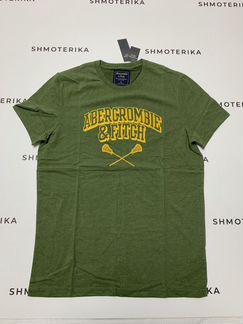 Abercrombie Fitch футболка зелёная с ракетками