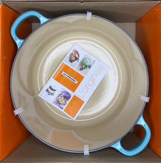 Le Creuset 24 см, бирюзовая
