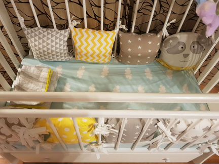 Детская кроватка Островок уюта Вояж с маятником