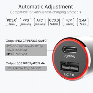 Супер быстрое автомобильное зарядное устройство 78