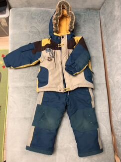 Зимний костюм комбинезон Deux Par Deux 3-4 года