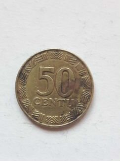 Монета 50 центов 1997г