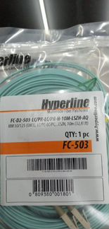 Оптический патчкорд HyperLine LC-SC, 5/10/15 метро
