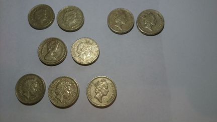 Великобритания 1 фунт юбилейные обмен продажа