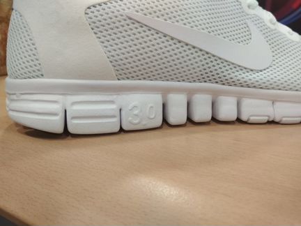 Кроссовки Nike Free Run 3.0 белые(41-45)