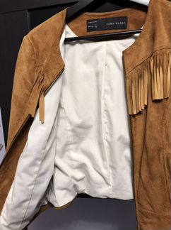 Куртка замшевая Zara