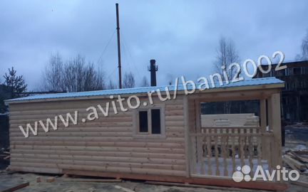 Баня мобильная из бруса (23)