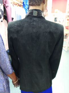 Куртка замшевая, натуральная кожа, размер 46-48