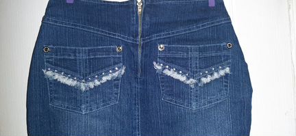 Юбка джинсовая