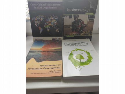 Книги на английском sustainability, ethics, manage