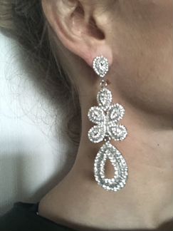 Серьги вечерние