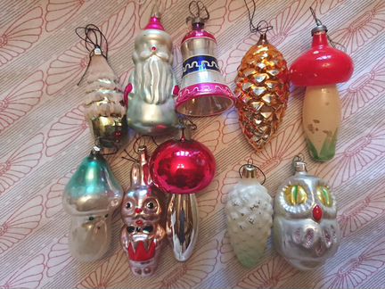 Елочные игрушки СССР