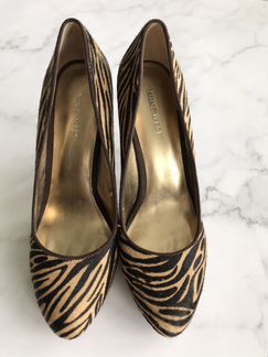 Туфли - лодочки Nine West из меха пони